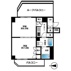 白山駅 徒歩10分 5階の物件間取画像